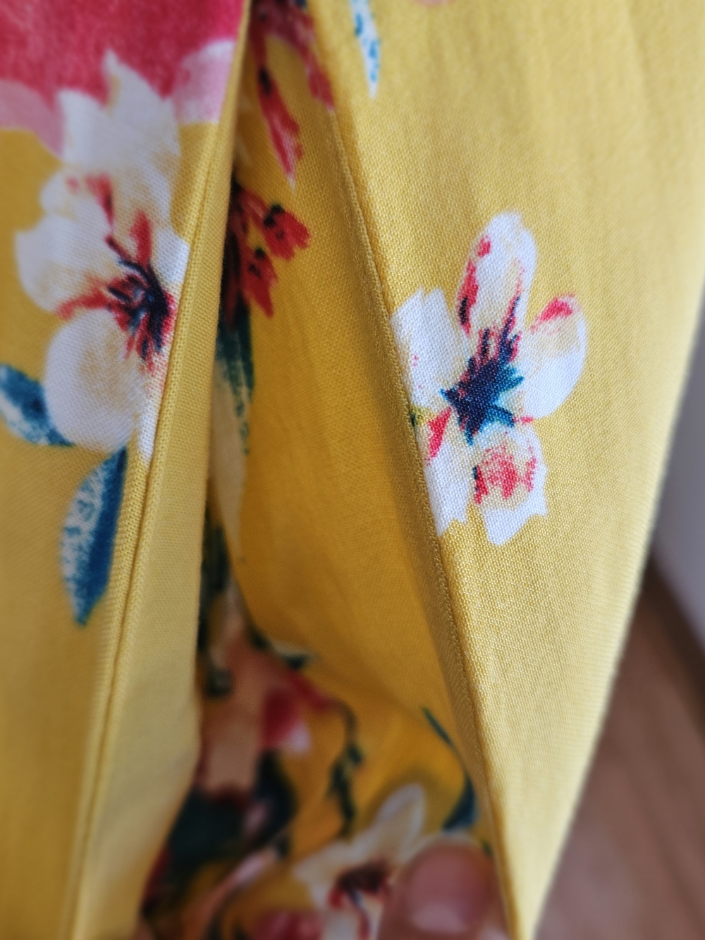 Band of Gypsies Yellow Floral Off Shoulder Maxi Dress L - Picture 8 of 16